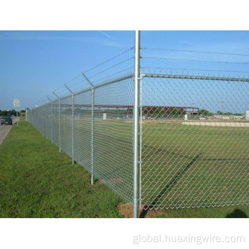 Hot Dipped Galvanized Mesh Powder Coated Chain Link Fence Manufactory